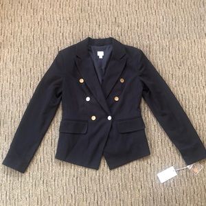 a new day Black Blazer with Gold Buttons